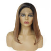 Image of Syntactic lace front wigs for women black ombre #27 short bob