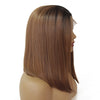 Image of Syntactic lace front wigs for women black ombre #27 short bob