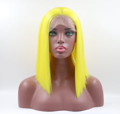 Quick-selling hot-selling Bobo hand-woven front lace wig chemical fiber head set factory direct sales of a generation hair