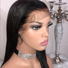 Image of 13x4 Front Lace Human Hair Wigs Straight Hair 130% Density