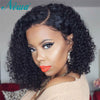 Image of 13 x 6 lace front human hair wig curl 130%