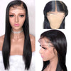 Image of 13x4 Front Lace Human Hair Wigs Straight Hair 130% Density