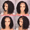 Image of 13 x 6 lace front human hair wig curl 130%