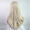 Image of Long Deep Wave Pink Copper Red Platinum Blonde Synthetic Lace Front Wig