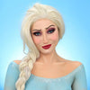 Image of Platinum Blonde Synthetic Lace Front Wig #613 Long Natural Wave Wigs