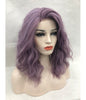 Image of Purple Synthetic Lace Front Wigs for Women Wavy Style