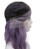 Image of Purple Synthetic Lace Front Wigs for Women Wavy Style