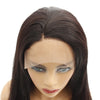 Image of Synthetic lace front wigs for women natural wave long black