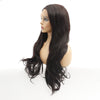 Image of Synthetic lace front wigs for women natural wave long black