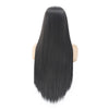 Image of Synthetic lace front wigs for women long straight black