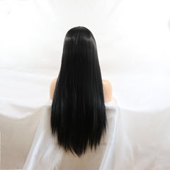 Lace Wig Front Synthetic Hair Foreign trade wigs, European and American wigs, female chemical fiber front lace wigs, high temperature silk semi-machine headsets are sold directly by manufacturersfor Women Lady Cosplay Drager