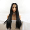 Image of Lace Wig Front Synthetic Hair Foreign trade wigs, European and American wigs, female chemical fiber front lace wigs, high temperature silk semi-machine headsets are sold directly by manufacturersfor Women Lady Cosplay Drager