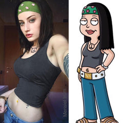 American Dad -Cosplay Hair Bob Lace Wig