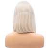 Image of Synthetic Lace Front Wig Straight Hair 10 Inch Lace Wigs