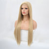 Image of Blonde Synthetic Long Straight Hair Lace Front Wigs