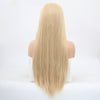 Image of Blonde Synthetic Long Straight Hair Lace Front Wigs