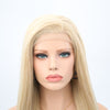 Image of Blonde Synthetic Long Straight Hair Lace Front Wigs