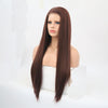 Image of Charisma Brown Synthetic Long Straight Hair Lace Front Wigs Glueless For Women Natural Hairline 150% Density