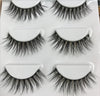 Image of 3 Pairs False Eyelashes Long Natural 3d mink lashes extension