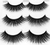 Image of 3 Pairs False Eyelashes Long Natural 3d mink lashes extension