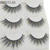 Image of 3 Pairs False Eyelashes Long Natural 3d mink lashes extension