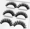 Image of 3 Pairs False Eyelashes Long Natural 3d mink lashes extension