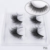 Image of 2 pairs false eyelashes kit natural 3D Mink Lashes eyelash