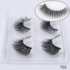 Image of 2 pairs false eyelashes kit natural 3D Mink Lashes eyelash