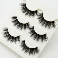 3 Pairs Lashes 3D False Eyelashes