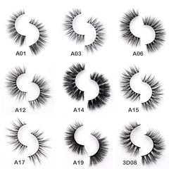 3D Mink Eyelashes Crossing Mink Lashes