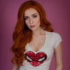 Image of MISS Copper Red Synthetic Lace Wigs Long Hair Natural Wave